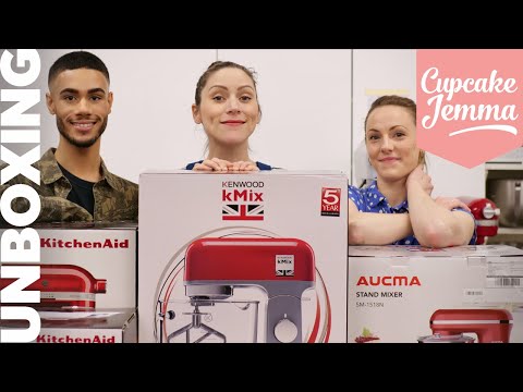 Stand Mixer UNBOXING! Kitchenaid Artisan, Kenwood K Mix and Aucma Mixers | Cupcake Jemma