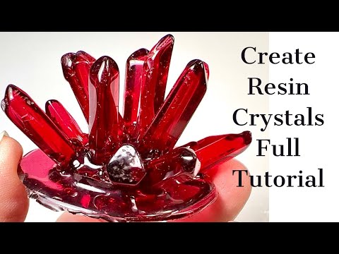 Create Resin Crystals Full Tutorial - this is a game changer!