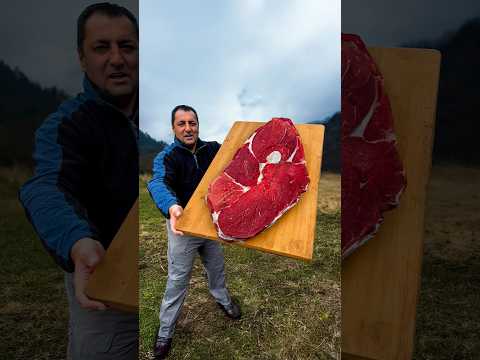 Cooking the Ultimate Wilderness Steak is a Rustic Feast! 🏕️ 🥩🍴