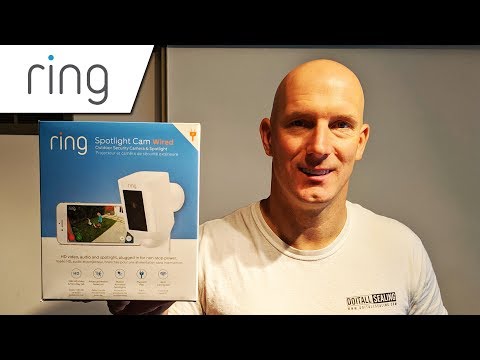 Ring Spotlight Security Camera (Wired) Full Setup & Installation