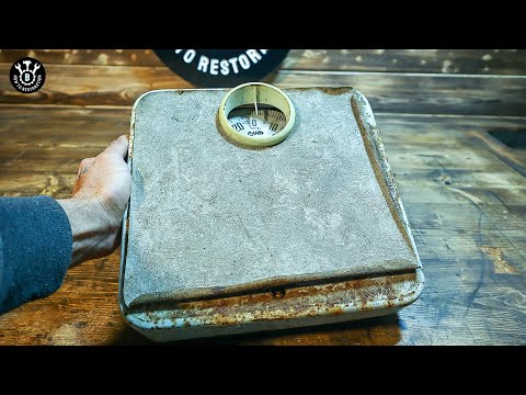 I Gave This Rusty Weighing Scale a New Life- Restoration Video Program Sponsor Longer Ray 5 10W