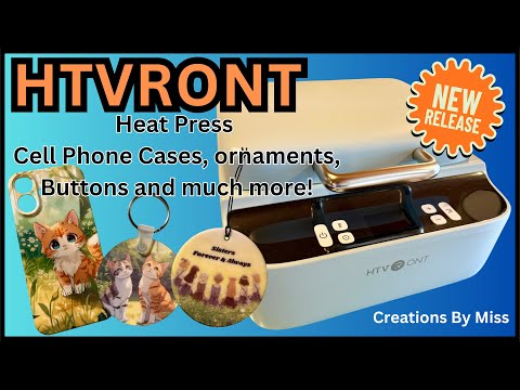 💥NEW REALEASE💥 HTVRONT H17 PHONE CASE HEAT PRESS | FULL Instructions & Tutorial | Review & Products