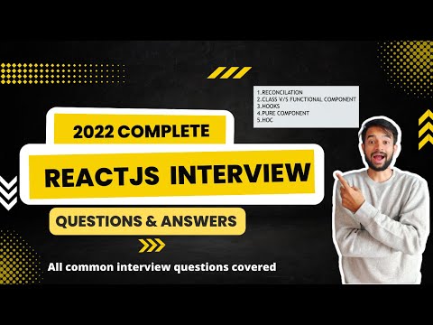 🔥 Complete ReactJS interview preparation Guide in 2023 | All common interview questions are covered