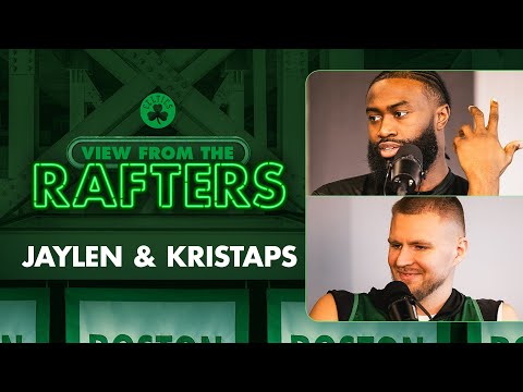 Jaylen Brown & Kristaps Porzingis: Cookies & Cream, inside the car rides, stealing JB’s seat | VFTR