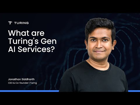 Build at the intersection of generative AI and human knowledge | Turing's Gen AI Services