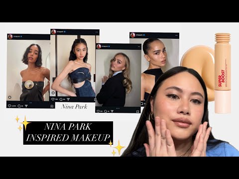 NINA PARK INSPIRED MAKEUP : PLUS NEW MAKEUP FOREVER SUPER BOOST SKIN TINT