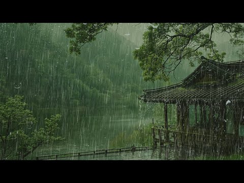 No ads ||Rain sound for 12 hours || Calming for sleep, work, and study