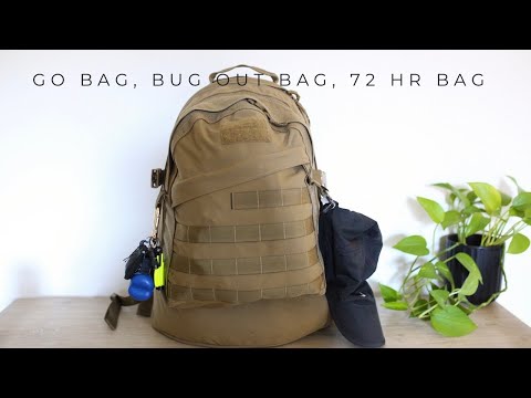 What’s In My Urban Go Bag, Bug Out Bag, 72 Hour Bag, EDC