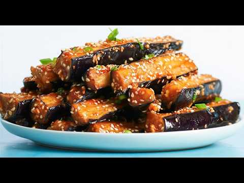 Die Aubergine, die alle verrückt macht! Das beste Auberginenrezept! Knusprige gebackene Auberginen