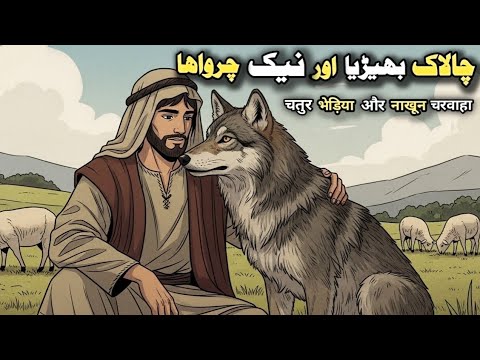 Chalak bheria aur Naik Charwaha - चालाक भेड़िया और नेक चरवाहा | Islamic moral story