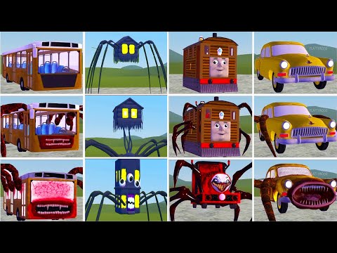 EVOLUTION OF MONSTERS: BUS EATER, HOUSE HEAD, CHOO CHOO CHARLES, THOMAS TRAIN, CAR EATER (GMOD)