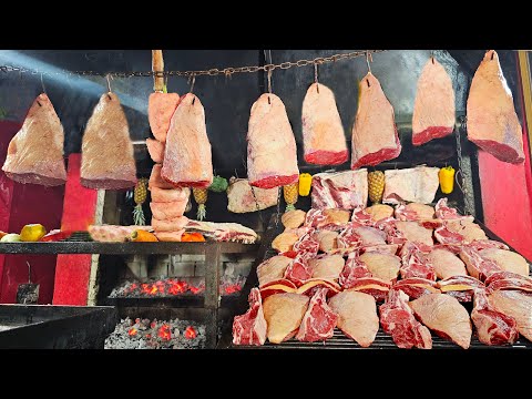 Why does this Brazilian steakhouse attract so many people to eat its BBQ?