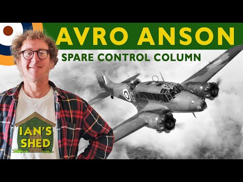 Anson Control Column - Ian's Shed of WW2 Aviation Delights