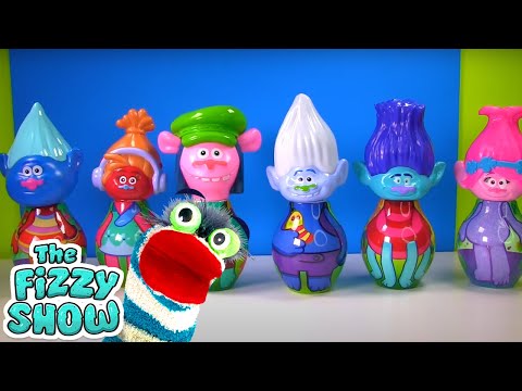 Trolls Poppy and Branch Go Bowling