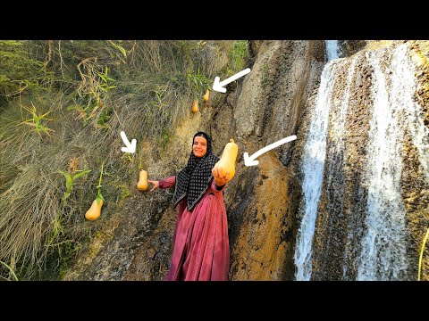 🌲 Kulthum's dangerous journey in the unknown forest 🐾: rare mountain pumpkins 🎃 and the lost sheep 🐐
