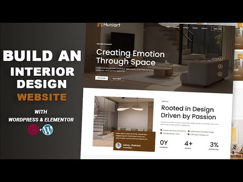 How to Build an Interior Design Website with WordPress & Elementor 2025 | Step-by-Step Tutorial