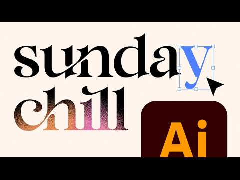Typographic logo design | Adobe Illustrator tutorial