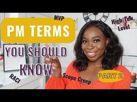Key Project Management TERMS you SHOULD KNOW! | Pt 2