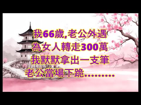 我66歲，老公為了女人，轉走300萬；我花3200買球拍，卻被老公當場踩斷；我果斷提出了離婚…