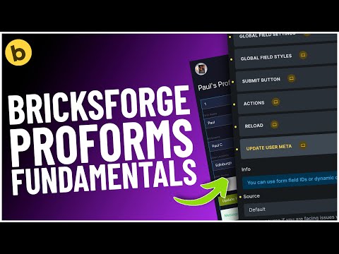 BricksForge ProForms Tutorial: Elevate Your Site with Custom User Profiles!