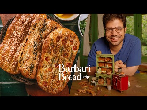 چطور نان بربری رو متفاوت و هیجان‌انگیز درست می‌کنم؟ + نگاهی به هنرهای دستی من | Barbari Bread Recipe