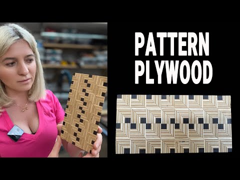 How to make pattern plywood. Easy woodworking projects