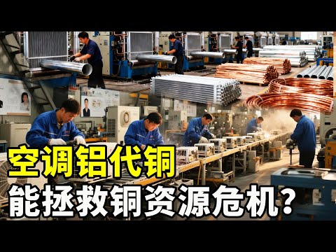 铜资源危机下、小米和格力等空调企业自救，“铝代铜”可行吗？【硬核熊貓說】#科学教育 #科普知识 #科学普及