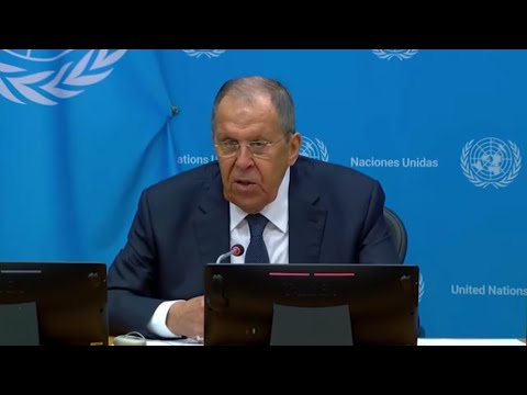Пресс-конференция С.Лаврова по итогам недели высокого уровня 80-й сессии Генеральной Ассамблеи ООН
