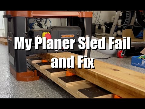 A New Take On A Versatile Planer / Jointing Sled
