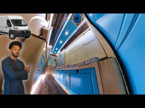 Secret Beach Home on Wheels | Full Stealth Van Detailed Tour
