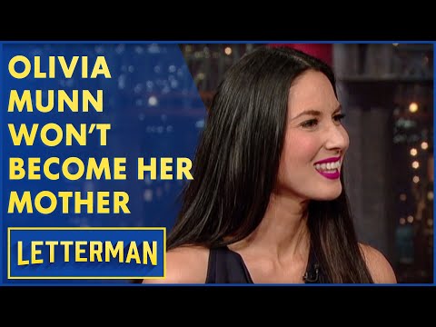 Olivia Munn Doesn't Want To Become Her Mother | Letterman