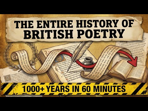 The ENTIRE History Of British Poetry (1,500+ Years in 60 Minutes)