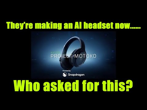 Razer's OTHER Stupid AI Product - Project Motoko AI Headset