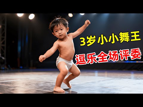 舞蹈天才!3岁萌娃小小舞王,随便放个音乐他就开始跳,全场观众笑个不停！【家有小明星】#张俊豪