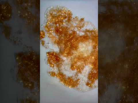 LEGEND Golden paint and ink in #hdr #videoart #fluidart #8k