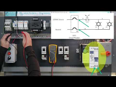 Industrial Maintenance Training: Wiring and testing a parallel circuit with 3 loads