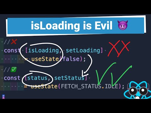 Avoid using `isLoading` for Data Fetching in React