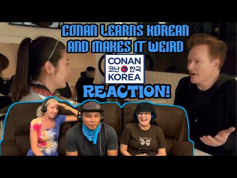 CONAN Learns Korean And Makes It Weird- Reaction!