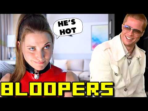 BEST BLOOPERS FROM 20 MOVIES of 2004 (Brad Pitt, Drew Barrymore, De Niro, Jim Carrey)