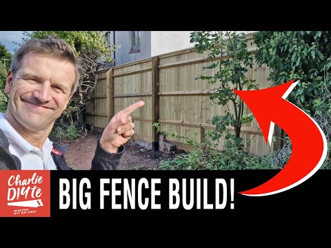 Closeboard Fence Build