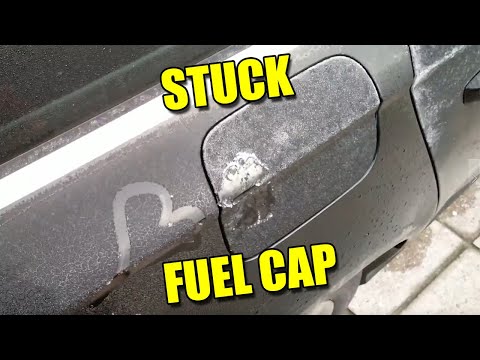 Where is Fuel Cap Emergency Release on Audi A6 C7 Avant