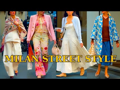 Street Style Inspiration from Milan: Chic Italian Fashion. Timeless Old Money Elegant Looks at +24°C