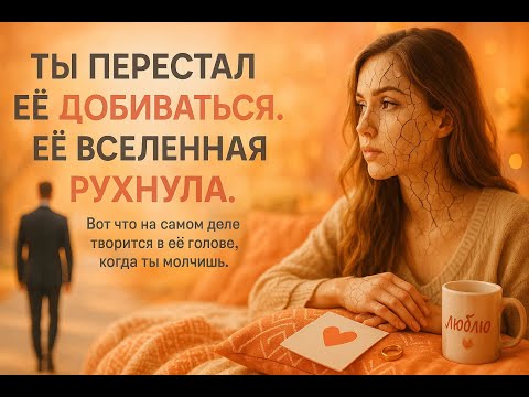 Твоё молчание — её личный ад: Что на самом деле происходит в её голове, когда ты прекращаешь погоню
