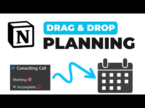The best way to plan anything in Notion: Drag and Drop (Ep.6)