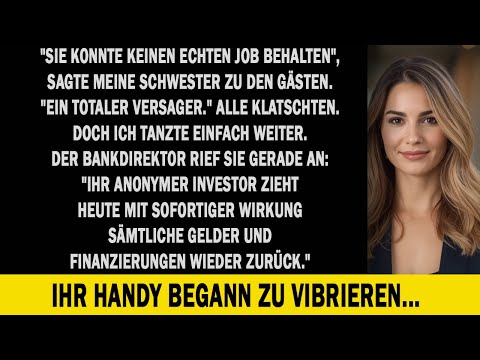 Meine Schwester verspottete mich auf ihrer Hochzeit – bis der Investor ihrer Firma anrief.