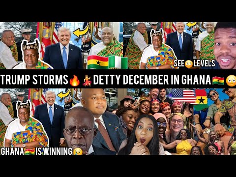 E CHOKE😳🔥💃NIGERIANS🇳🇬IN SHOCK😲AS D.TRUMP🇺🇸STORM🔥GHANA'S DETTYDECEMBER.