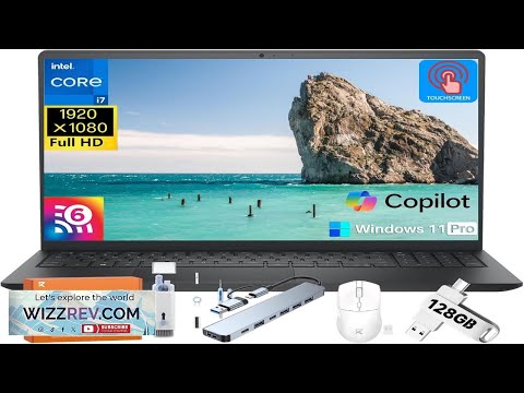 Dell 15 DC15250 Touchscreen Laptop for Business Student Intel 10 Core i7 1355U(up