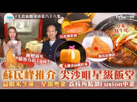 蘇民峰推介尖沙咀星級飯堂 品嚐米芝蓮三星級粵菜！仲有荔枝角精緻Fusion中菜｜美食新聞報道｜TVB Plus