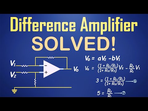 Difference Amplifier Problems SOLVED!