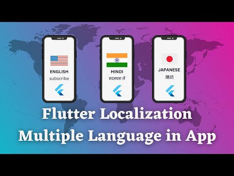 Flutter localization - Implement Multiple language in flutter app - Internationalization